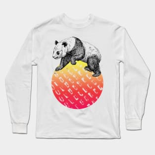 Panda sunset Long Sleeve T-Shirt